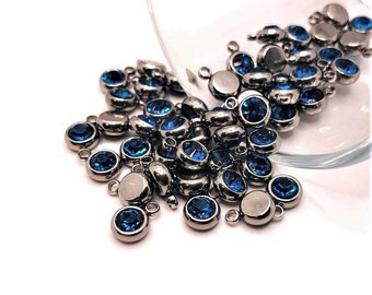 4, 20 or 50 BULK 201 Stainless Steel Silver Blue September