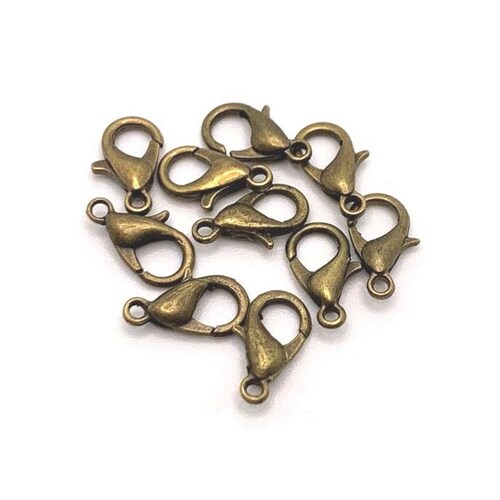 100 or 500 BULK 6x12mm Bronze Lobster Clasps Claw Clasps Etsy