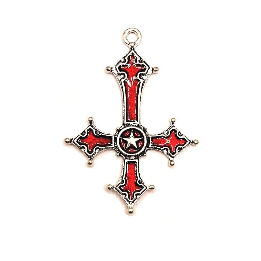 Upside down cross - necklace – forbidden alchemy