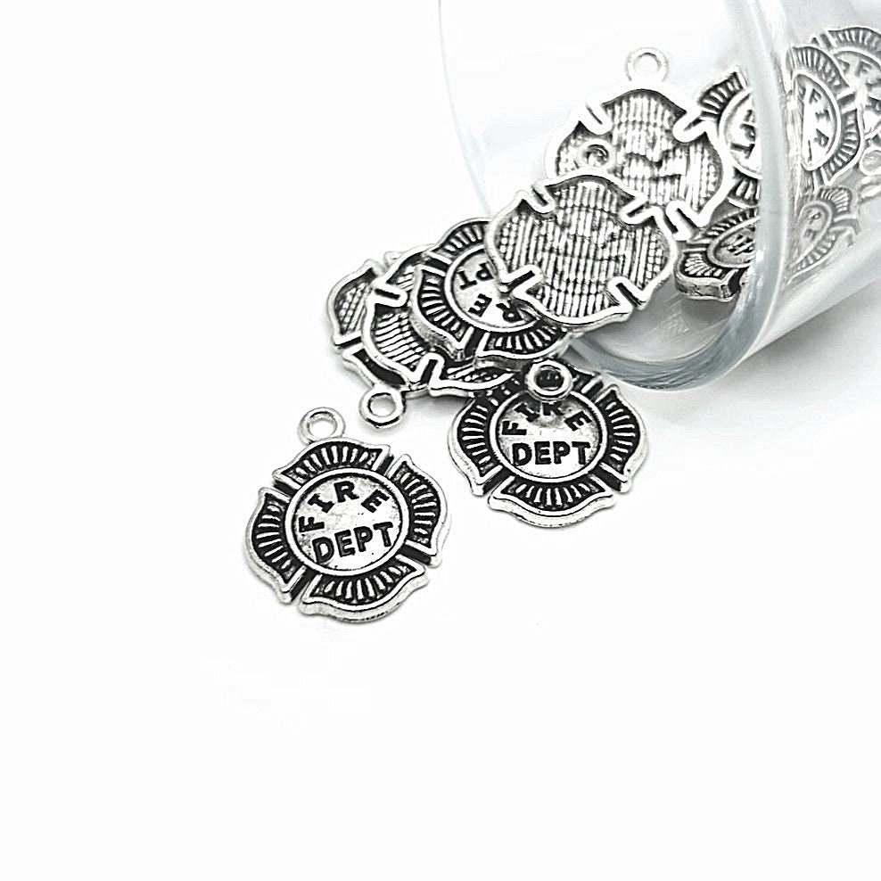 Firefighter charms wholesale outlet