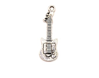 Acoustic Guitar Music Instrument Dangle Bead Charm for European Bracelet Acoustic Guitar Music Instrument Dangle Bead Charm for European Bracelet