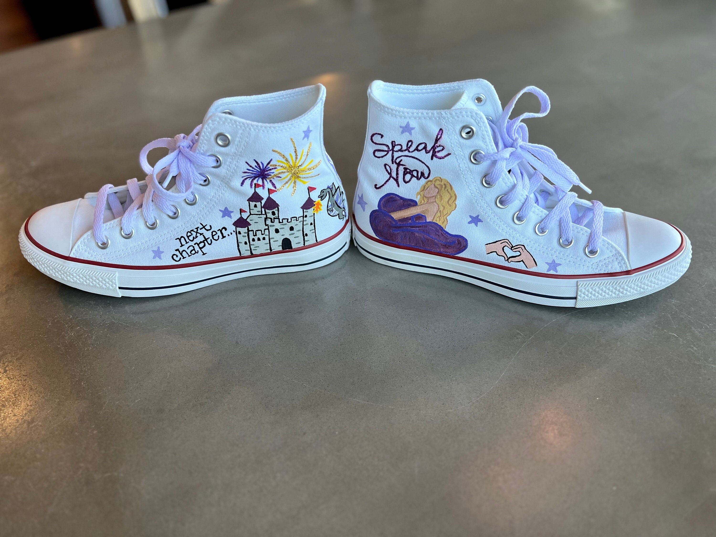 Painted Converse - Etsy