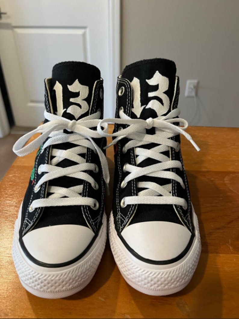 Custom Hand Painted Taylor Swift Converse Reputation - Etsy