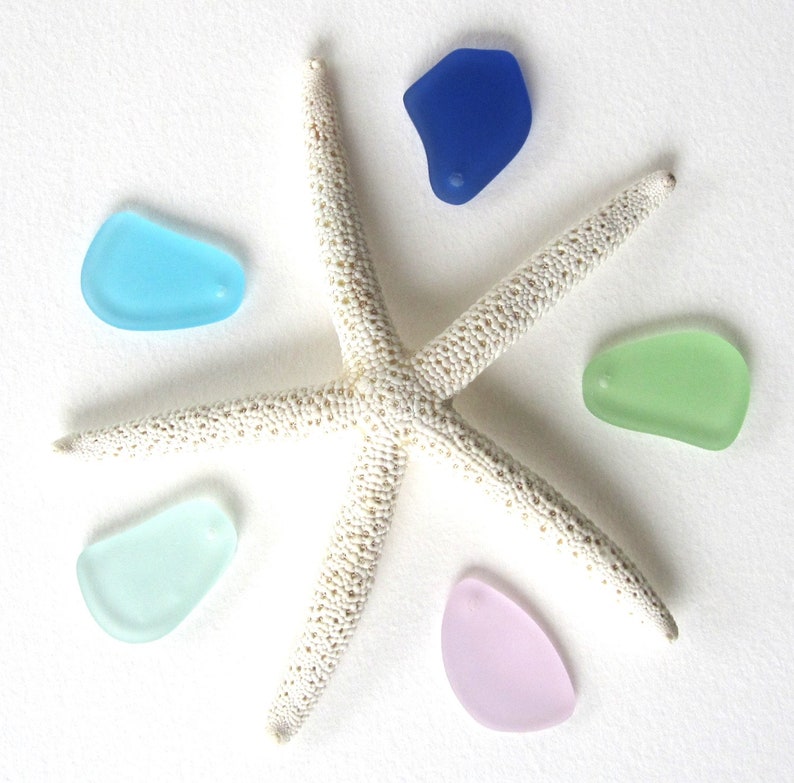 BLUE Sea Glass Earrings, Beach Jewelry, Turquoise Blue Sea Glass, Boho Jewelry, Beach Glass Earrings, Bohemian Earrings, Sea Glass Jewelry image 3