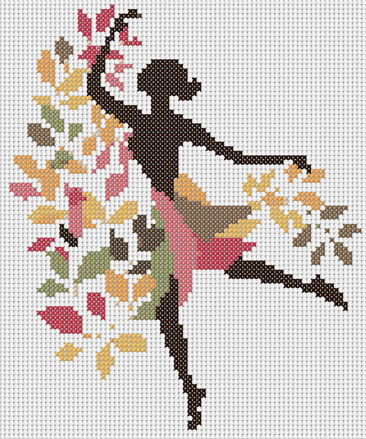 Spring Ballet Pattern Ballet With Flowers Cross Stitch Pattern Small Pattern - Etsy