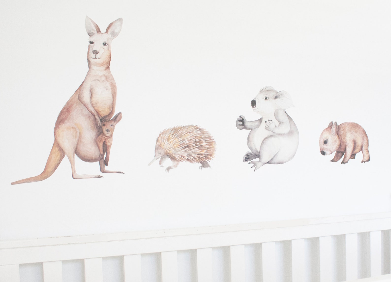 Australian Animal Fabric Wall Decals Etsy