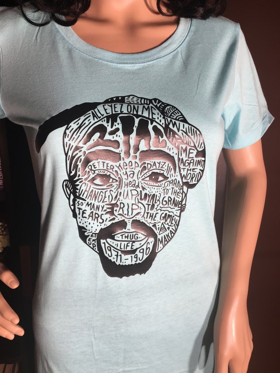 Tupac Women's Graphic T-shirt | Etsy 