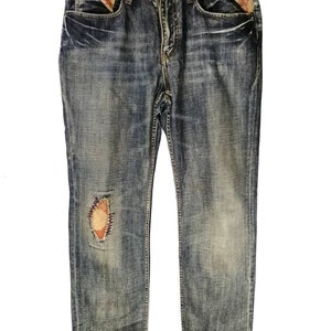 Le Japonais Takeo Kikuchi a détruit denim Straight
