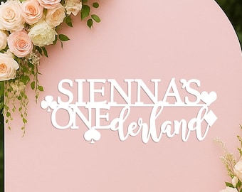 Onederland 1st Birthday Sign, Onederland Birthday Girl Decor, Tea Party First Birthday Theme, Girl Birthday Party Decorations