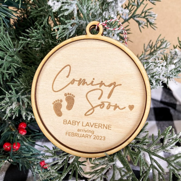 Baby On The Way Christmas Ornament 