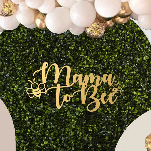 Mama to Bee Wood Sign, Bee Themed Baby Shower, Bee Decorations Gender Reveal, A Little Honey is On The Way, Mama to Bee Baby Shower