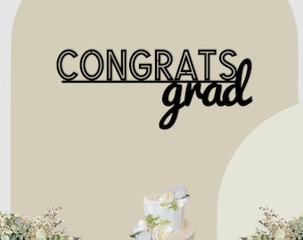 Class of 2025 Decorations, Signs for Graduation Backdrop, Congrats Grad Backdrop, Grad Party Decor, Senior Sign 2025 Graduation Decorations