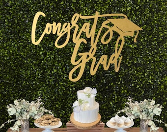 Class of 2023 Decorations, Signs for Graduation Backdrop, Congrats Grad Backdrop, Grad Party Decor, Senior Sign 2023 Graduation Decorations