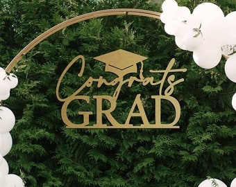 Class of 2023 Decorations, Signs for Graduation Backdrop, Congrats Grad Backdrop, Grad Party Decor, Senior Sign 2023 Graduation Decorations