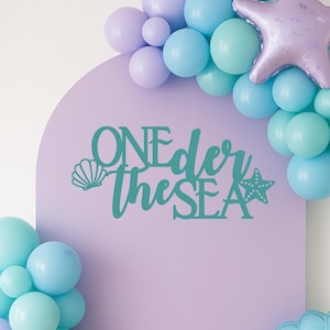 Mermaid 1st Birthday Mermaid Decor, Under the Sea Birthday, Ocean Themed Birthday Party, Oneder The Sea Theme Decor, Mermaid Theme Party