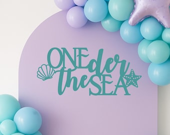Mermaid 1st Birthday Mermaid Decor, Under the Sea Birthday, Ocean Themed Birthday Party, Oneder The Sea Theme Decor, Mermaid Theme Party