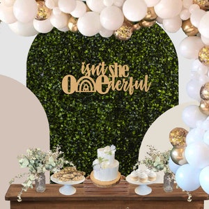 Onederful Birthday Girl Sign, Boho Rainbow First Birthday Decor, Isn’t She Lovely One Birthday Theme, Girl 1st Birthday Party