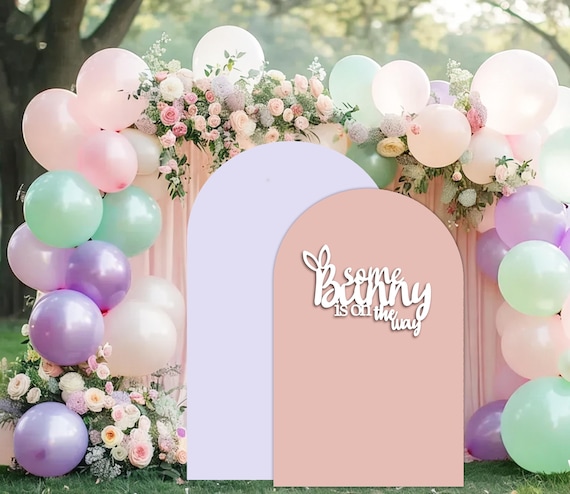 Some Bunny Is On The Way Sign, Bunny Baby Shower Decor Girl, Rabbit Baby Shower Backdrop, Easter Baby Shower Theme