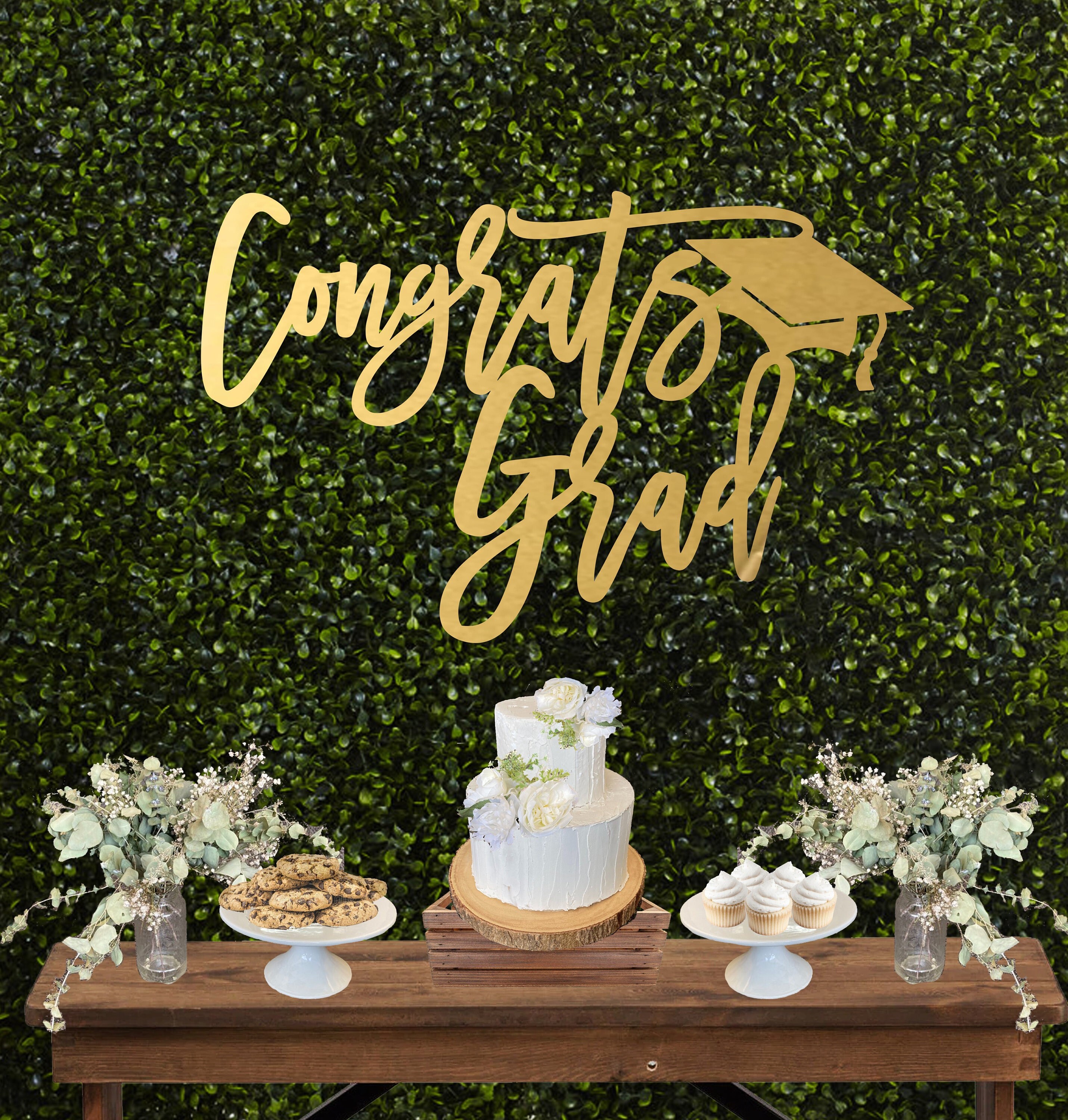 Class of 2025 Decorations, Signs for Graduation Backdrop, Congrats Grad Backdrop, Grad Party Decor, Senior Sign 2025 Graduation Decorations