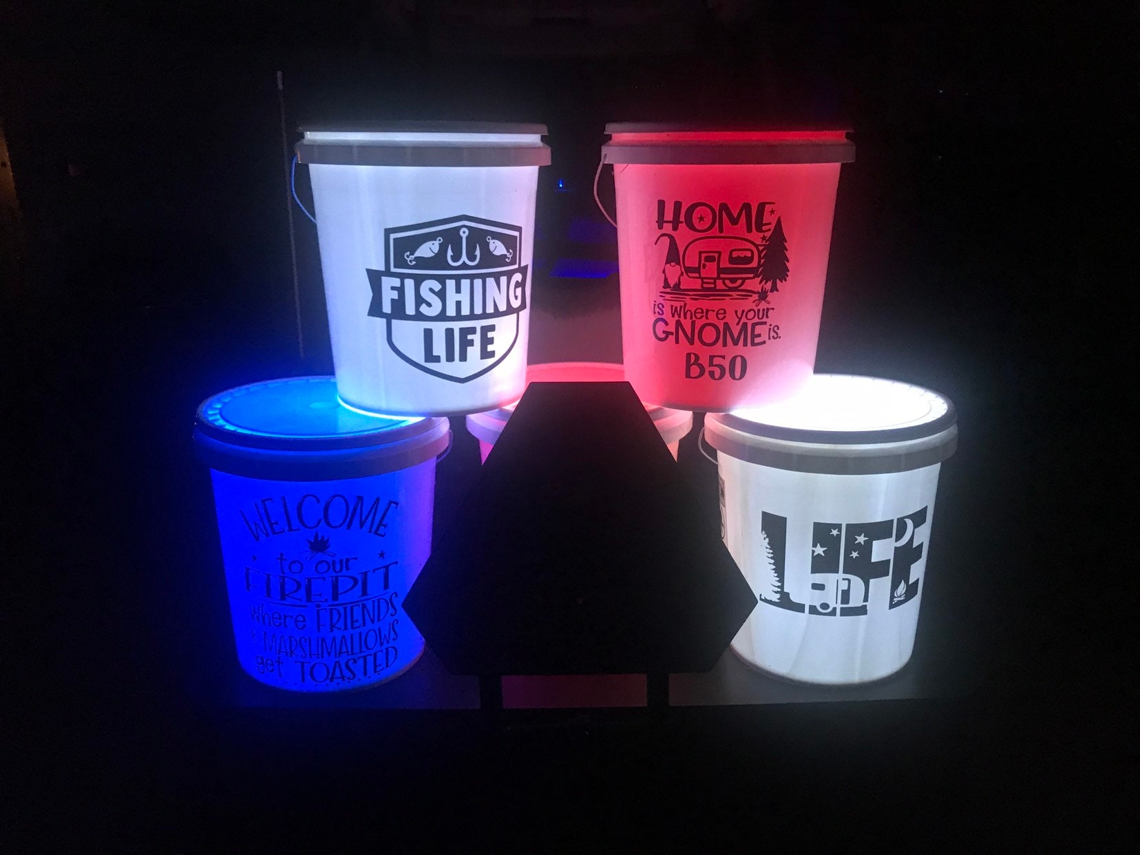 🥰 Easy DIY Camping Glow Bucket Light 