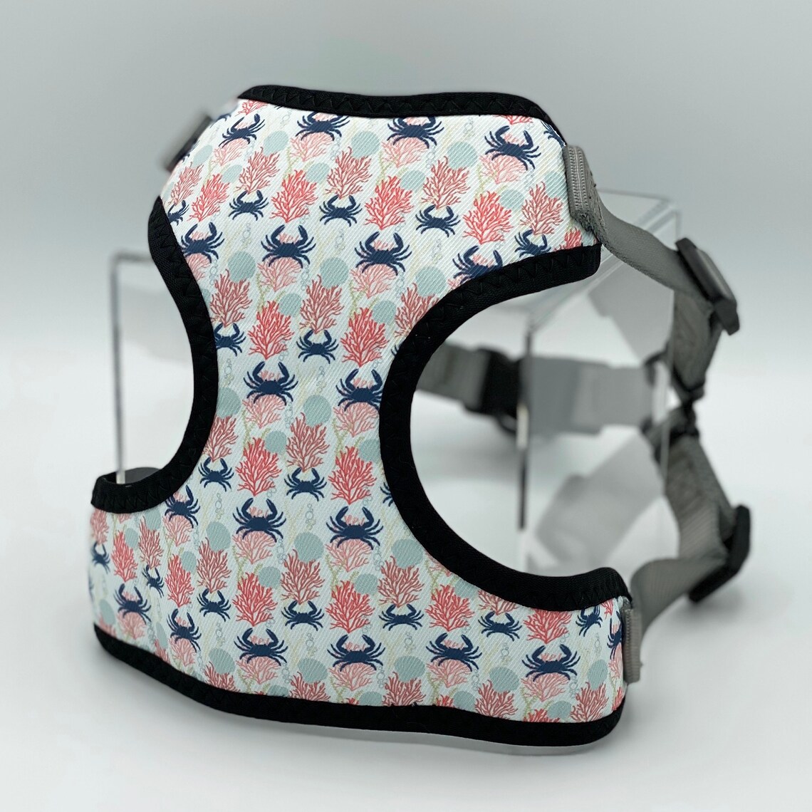 Easy Adjust Patterned Back Clip Dog Harness Etsy