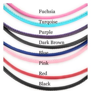 Double Wrap Leather Bracelet / Choker, Stainless Steel Magnetic Clasp, Silver/Gold/Rose Gold image 4