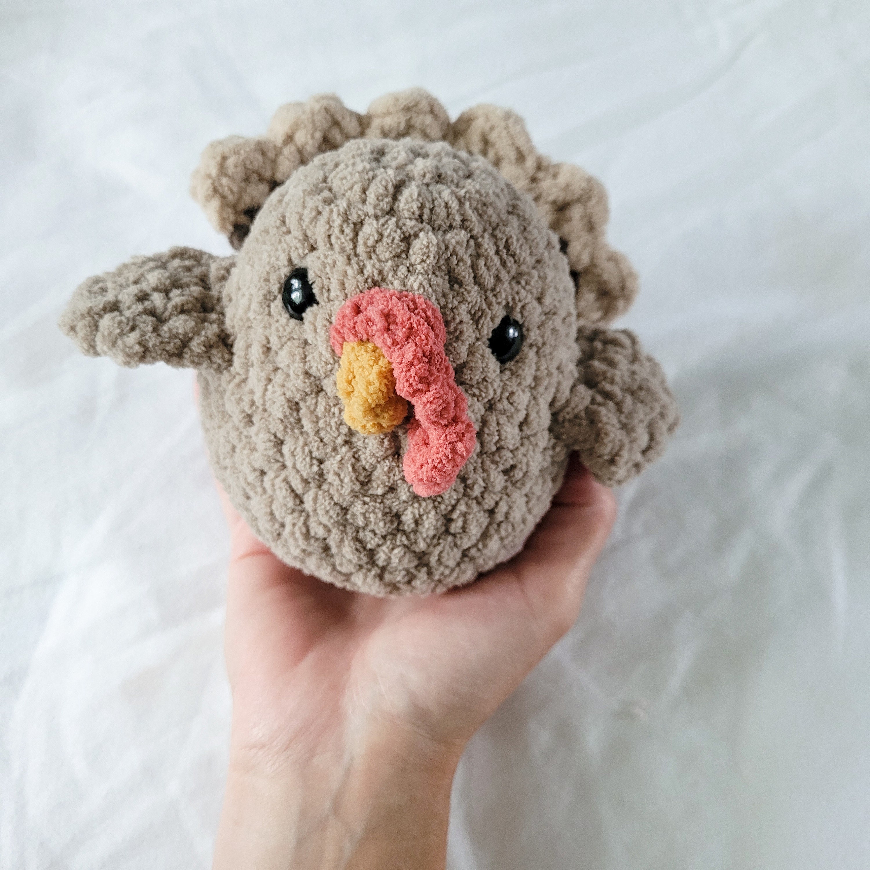 39 Turkey Crochet Patterns for Festive Thanksgiving Decorations 8 Turkey Chubby Farm Buddy Crochet Pattern: Amigurumi