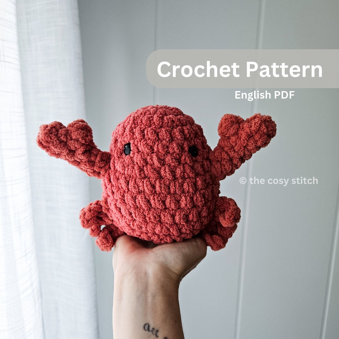 37 Crab Crochet Patterns for Cute Sea-Themed Makes You’ll Love Hooking 20 Crab Chubby Buddy Crochet Pattern: Beach Buddies