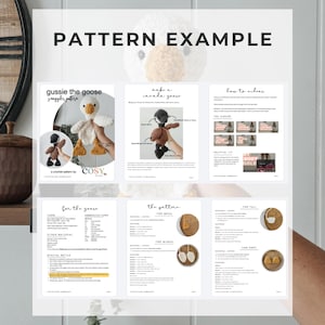 Goose Lovey Crochet Pattern | Amigurumi Goose | PDF Instant Download image 6