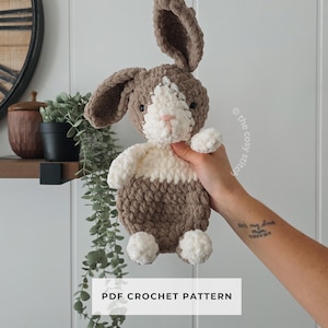 Bunny Crochet Lovey | Amigurumi Crochet Pattern | PDF Instant Download