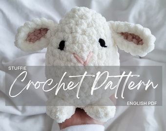 Pattern: Lamb Egg Friend, crochet lamb, crochet pattern animal