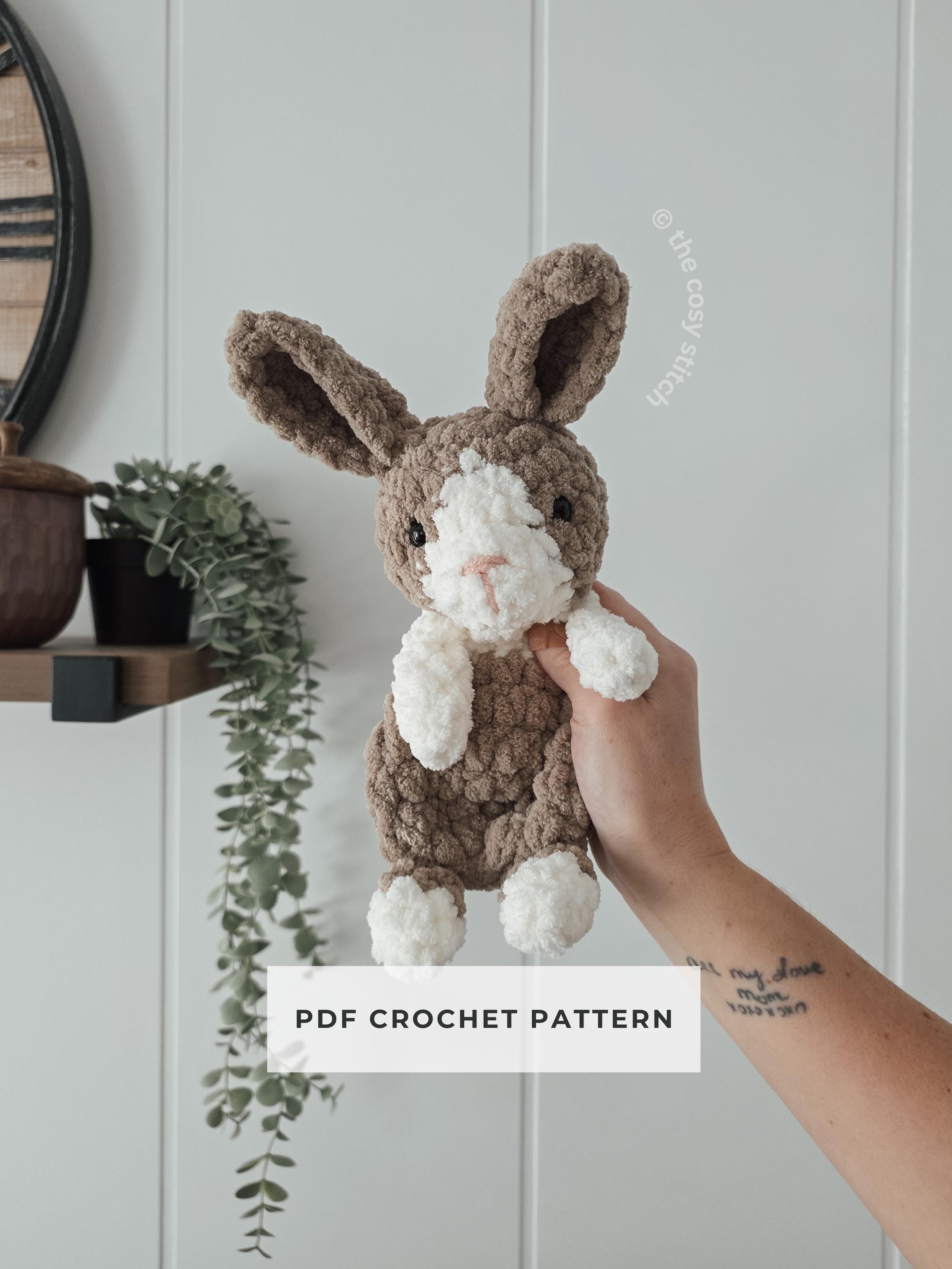 40 Bunny Lovey Crochet Patterns for Sweet Baby Gifts and Nursery Keepsakes 2 Crochet Mini Bunny Lovey Amigurumi