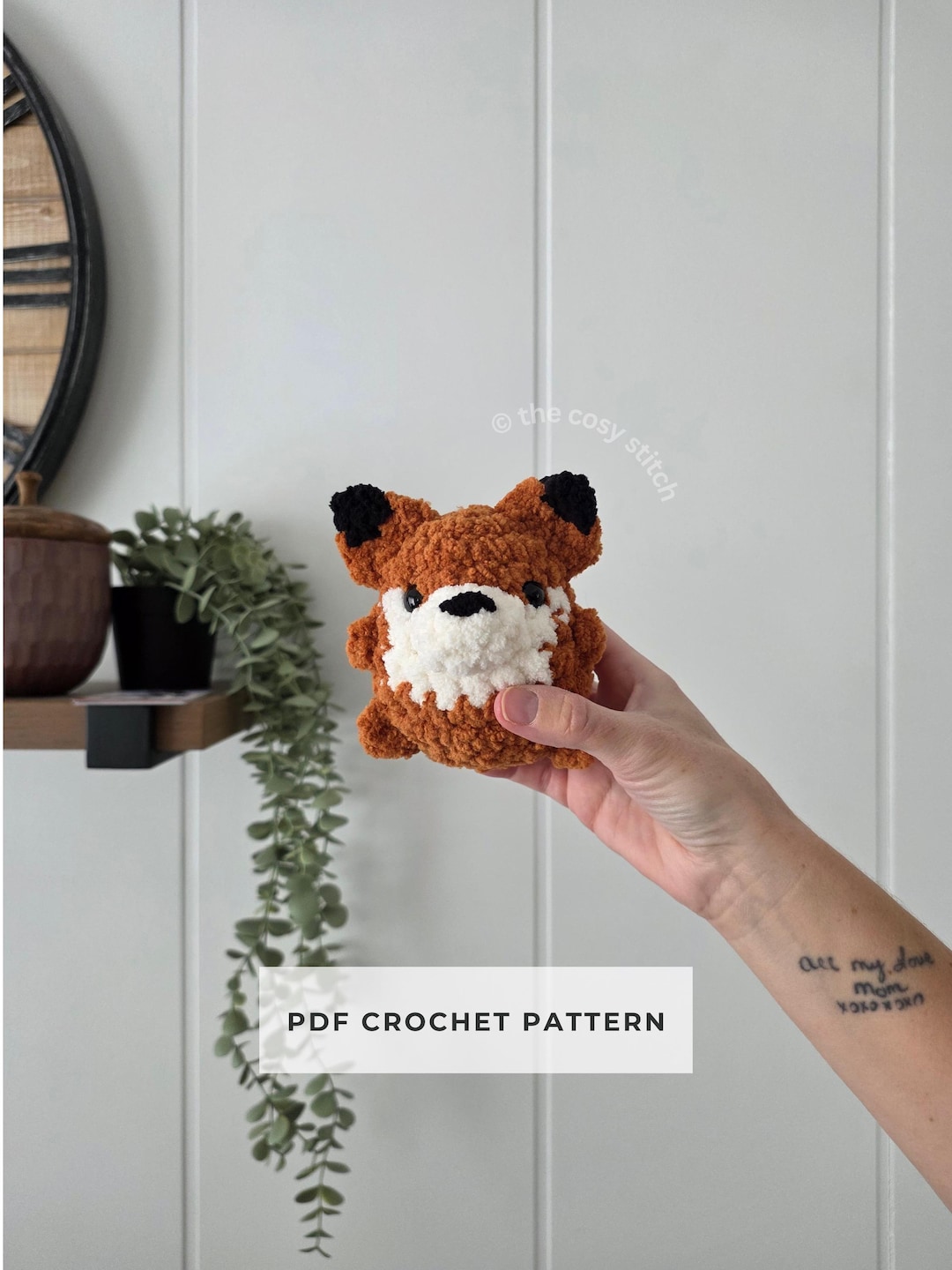 Woodland Fox Crochet Pattern | Chubby Mini Buddy | DIY Amigurumi Fox - Etsy