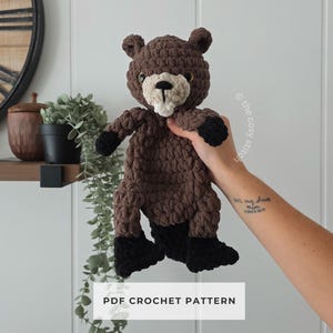 Pattern: Buckie the Beaver Crochet Snuggler (PDF Pattern)