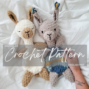 Pattern: Libby the Llama Snuggler Pattern, Crochet llama, crochet pattern animal
