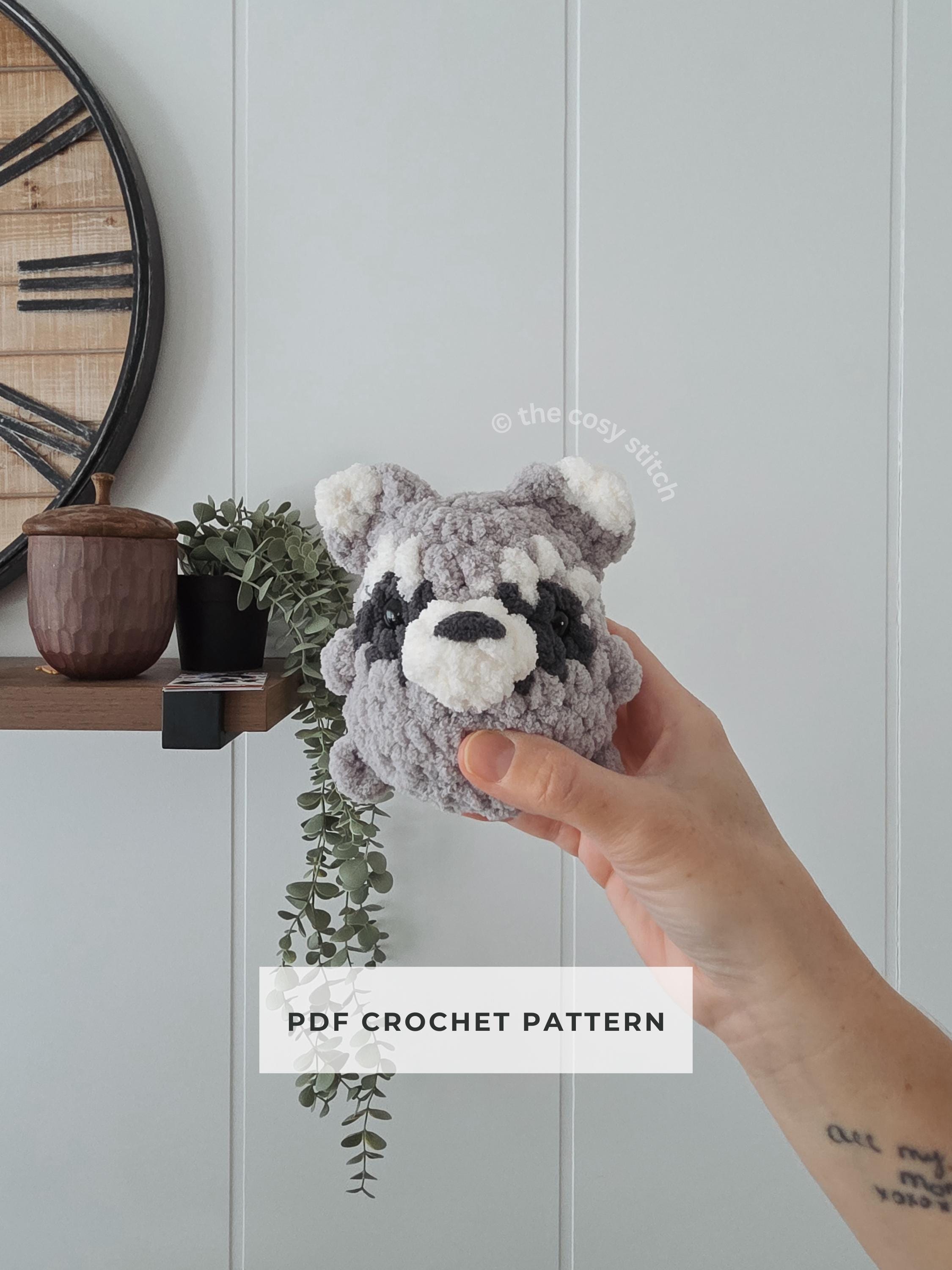 38 Racoon Crochet Patterns for Woodland Amigurumi, Hats, Appliques, and Cozy Handmade... 21 Chubby Raccoon Crochet Pattern Amigurumi Woodland