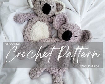 Pattern: Kiwi the Koala Snuggler, crochet koala, crochet pattern animal