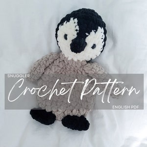 Pattern: Peppy the Penguin Snuggler Pattern, crochet penguin, crochet pattern animal