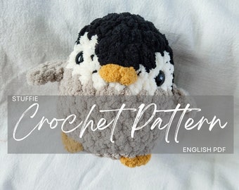 Patrón de ganchillo para el pingüino Chubby Birdie Buddy (patrón PDF)