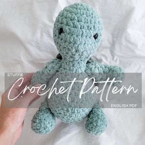 Pattern: Tuckie the Tortoise Stuffie Pattern, crochet tortoise, crochet pattern animal