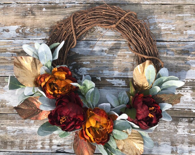 Fall Wreath Summer Wreath Summer Decor Rustic Wreathfront - Etsy