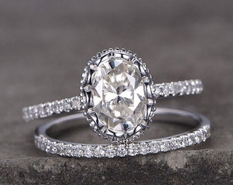 Antique Wedding Ring Set Vintage Floral Engagement Ring Xmm Oval Cut Cubic Zirconia Promise Ring Man Made Diamond Eternity Band Pcs Antique Wedding Ring Set Vintage Floral Engagement Ring Xmm Oval Cut Cubic Zirconia Promise Ring Man Made Diamond Eternity Band Pcs