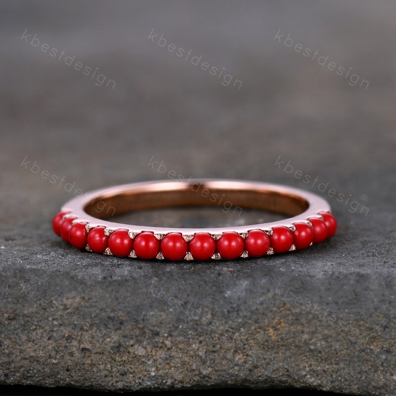 Coral Ring - Etsy