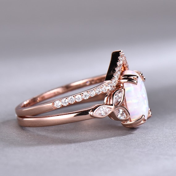 Creative Crystal Ring White Fire Opal Irlanda Cradag Ring Sz Creative Crystal Ring White Fire Opal Irlanda Cradag Ring Sz