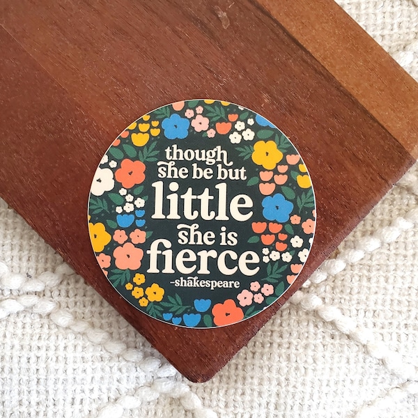 And Though She Be but Little - Etsy