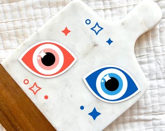 Evil Eye Protection Sticker: Nazar Amulet Decal for Warding Off Negative Energy