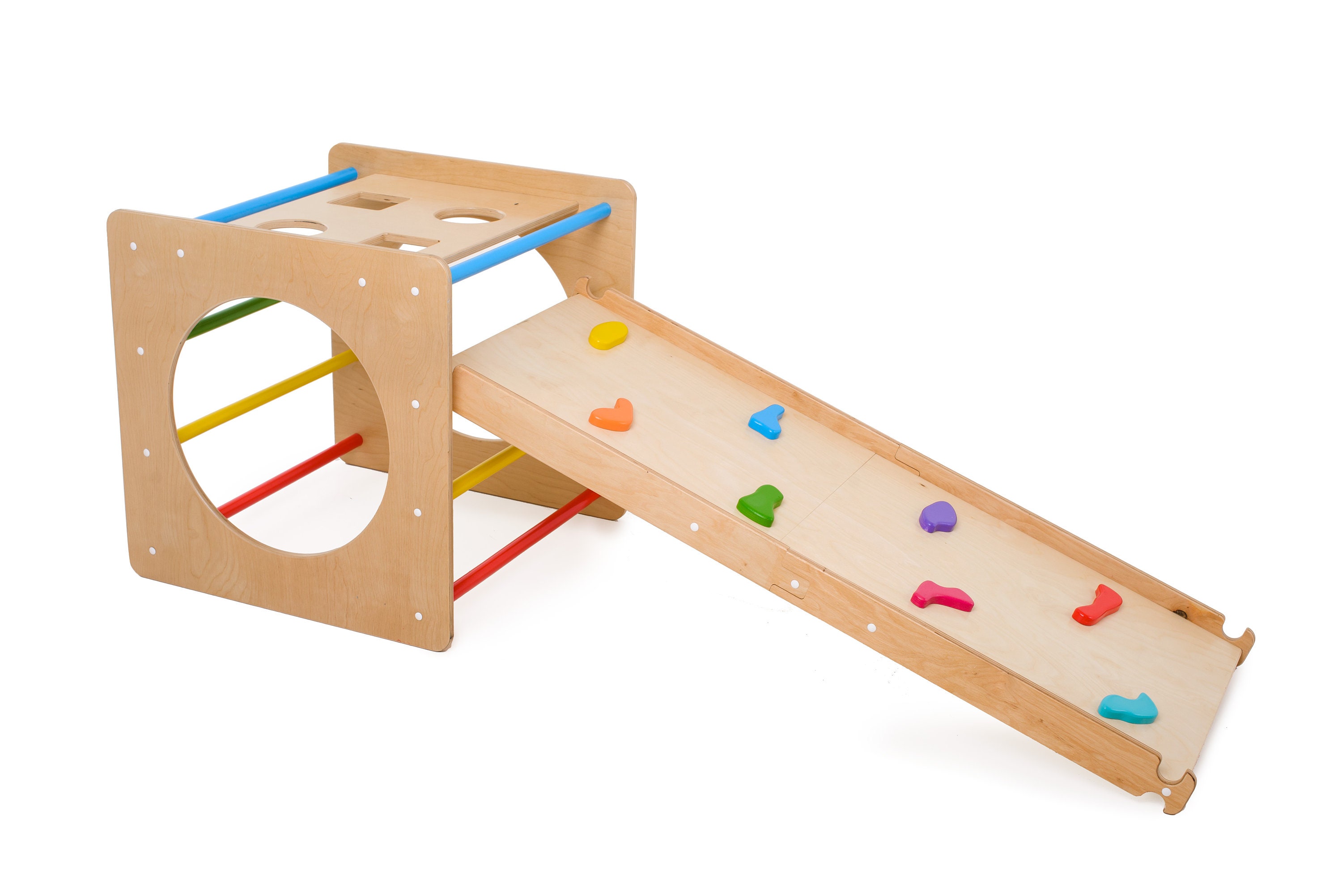 Kids Furniture Climbing Ladder Cube Frame Climbing Set Toddler Etsy UK