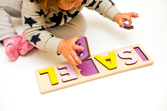 personalized name puzzle for 1 year old