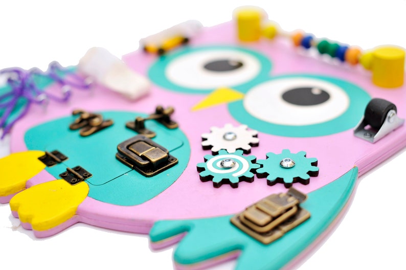 Toddler learning gift Montessori kid toy Travel busy board Etsy