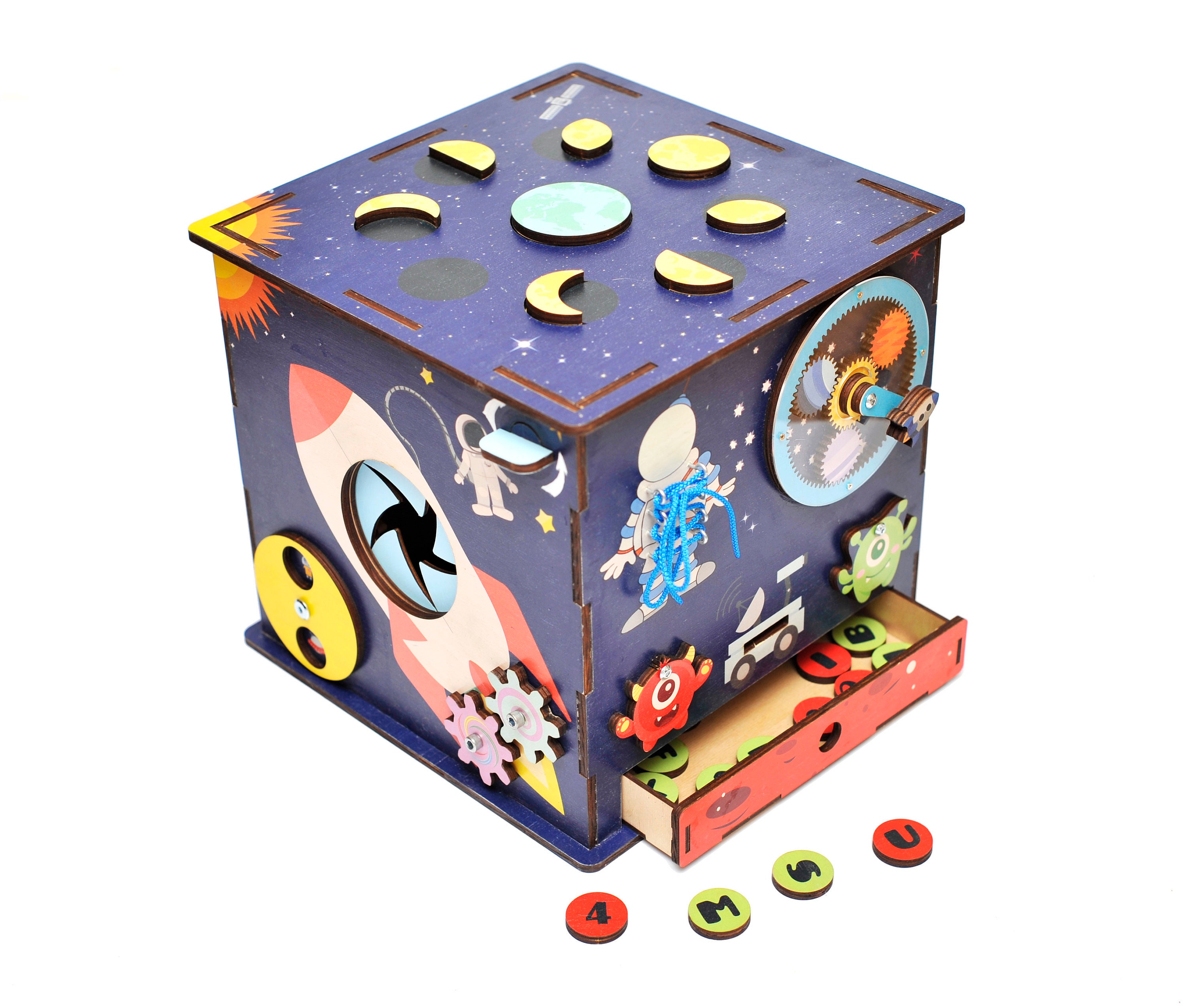 space themed toy box